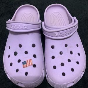 Lavender crocs women’s size 8
